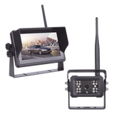 EP175J - Sistema Profesional Inalámbrico de Cámara de Reversa Infrarroja y Monitor Touch de 7" para Vehículos de Trabajo y Montacargas
