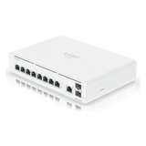 UISP-CONSOLE - Consola Gateway-Switch / 8 Puertos LAN GbE RJ45 / 2 Puertos SFP+ 10G / Router WAN 1GbE / Rendimiento 8,500 Mbps / SSD 128 GB / Montaje Rack 1U