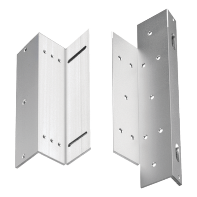 BZL350N - Kit de Montajes Z y L / Aluminio Reforzado / 185 x 41.8 x 25.4 mm / Para Chapa Magnética MAG350NLED