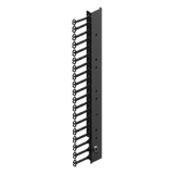 PS1CM218 - Organizador Vertical de Cables / 45 UR / 2 m (6.6 ft) / 726 Cables / RAL 9005 / Dedos 1.75 pulg / 95x208 mm
