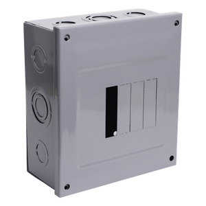 C2Q04S - Centro de Carga para Sobreponer / 4 Polos / 100 A / 120/240 V AC / 1 Fase 3 Hilos / 10 kA / 6.5 x 7.3 x 3.0 in