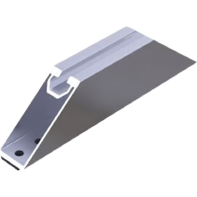 N00031 - Accesorio de Sujeción Coplanar / Aluminio Serie 6000 / 120 g / Cinta Aislante EPDM / Techos de Lámina Trapezoidal