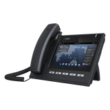 C600 - Teléfono IP Ejecutivo Para 6 Líneas SIP con Video Conferencia HD720, Pantalla Multi-Touch, Voz HD y Conferencia de 10 vías con Soporte Para PoE