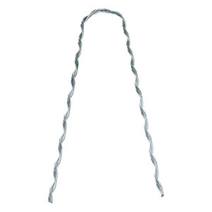 GDE-2502 - Remate Preformado Retenida / Acero Galvanizado / Cable Figura 8 con Mensajero 3.1 mm / Tensión 1746 kg / Longitud 304.8 mm (12') / Pierna Dispareja