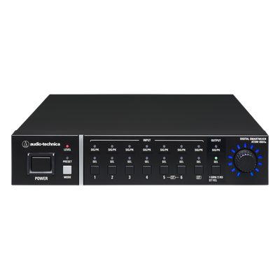 ATDM-0604A - Mezclador Digital Automático / 6 Canales / Cancelación de Eco / 24-bit / Phantom 48V / Rack