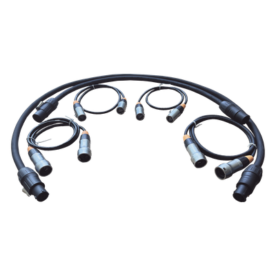 DS-D42-PC/NC - Kit de Cables de Interconexión para Paneles LED de Exterior / Datos y Corriente / Cables Derecho 65 cm (25.6 in) / Cables Izquierdo 116 cm (45.7 in) / Compatible con Familias CD-1AAB y CD-2APA