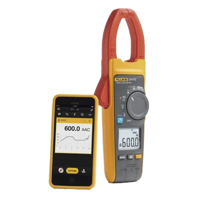 FLUKE-374FC - Amperímetro de Gancho / 600A TRMS CA/CC / Bluetooth / CAT III 1000V / CAT IV 600V / Mandíbula 34mm