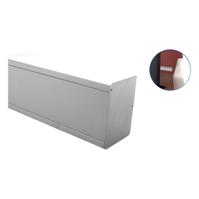 INKA-100-F - Tapa final de aluminio, para canaleta INKA100 (8190-80001)
