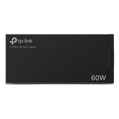 TL-POE170S - Inyector PoE++ / 60W / 2 Puertos Gigabit 10/100/1000 Mbps / 802.3af/at/bt / Alcance 100 m (328 ft) / Plug and Play