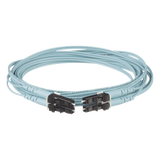 FX2ERLNLNSNM025 - Jumper de Fibra Óptica / Multimodo OM3 50/125 / LC-LC Dúplex / OFNR Riser / 25 m (82.02 pies) / Color Aqua