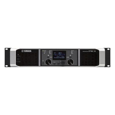 PX3 - Amplificador de audio Clase D / 300 W x 2 a 8Ω / 500 W x 2 a 4Ω / Baja impedancia / Procesamiento inteligente