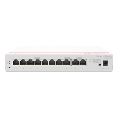 S380-S8P2T - Router Controlador / 8 Puertos PoE LAN Gigabit / 2 Puertos WAN Gigabit / 1 Puerto LAN/WAN Gigabit / PoE 124 W / 64 APs / 250 Clientes / 16 Gbps Switching