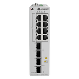 S210I-8T4SX - Switch Industrial / 8 Puertos RJ45 Gigabit / 2 SFP + 2 SFP+ 10G / Montaje Riel DIN / Fuente Redundante 1+1 / IP40 / -40°C a 75°C