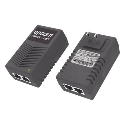 ADPOE2403 - Inyector PoE de Pared / 24 Vcc / 1 A / 24 W / Protección OV, OC, SC, UV / -25°C a 65°C / Doble RJ45