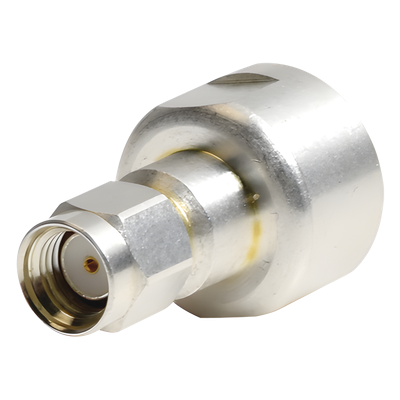 PT-4000-133 - Adaptador RF Coaxial / Bronce Chapado en Plata / Contactos Centrales en Oro / Dieléctrico de Teflón / Configuración Flexible M-M, M-H, H-H