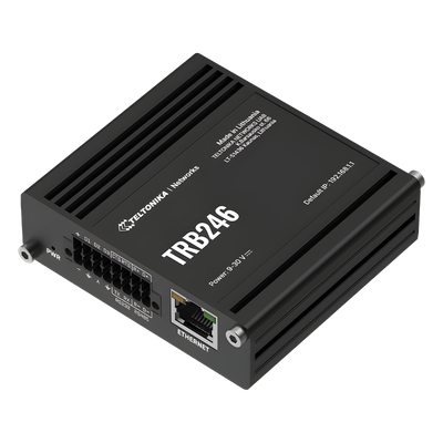 TRB246 - Gateway IoT Industrial/ Doble SIM 4G/ conexión RS232-RS485/ 1 Puerto configurable LAN-WAN