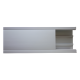 INKA-151 - Canaleta de aluminio, 100 x 51 mm, tramo de 3m. (8401-81300)