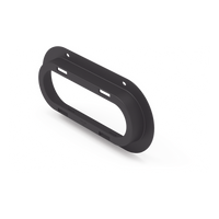 EZ3060FLG - Brida de Policarbonato / Accesorio para Plafón ED3040-ED3060 / Resistente a Impactos / Color Negro UV