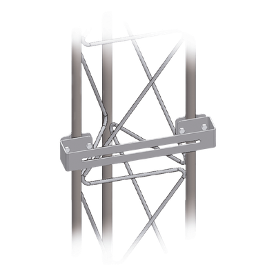 SHU-PTZ-30 - Herraje Multipropósito para Torre / Acero Galvanizado en Caliente / Compatible STZ30G / Soporte PTZ o Bullet / Incluye Abrazaderas