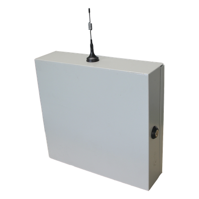 PROSOLCON8ES - Controlador de tráfico esclavo / 8 luces de semáforo solar / 10V-30VDC / Comunicación ISM inalámbrica / Bajo consumo 1W