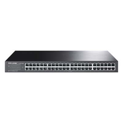 TL-SF1048 - TP-Link TL-SF1048 No administrado Fast Ethernet (10/100) 1U Negro