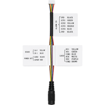 101532377 - Arnés De Refacción Para Conexión De DSKV6114ME1, Alimentación, Entradas De Alarma, Comunicación Y Control De Cerradura.