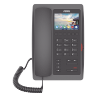 H5WB - Teléfono IP WiFi / Pantalla LCD 3.5 pulgadas / Audio HD / Video H.264 1080p / 2 Cuentas SIP / PoE 802.3af / Wi-Fi 2.4 GHz