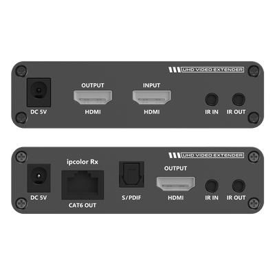 TT-676 - Extensor HDMI / 4K @ 60 Hz / Sin Compresión / Cero Latencia / Alcance 700 m (2296.6 ft) / Cascada 10 Receptores / IR Bidireccional / ARC / S/PDIF