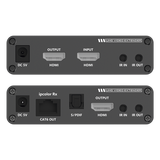 TT-676 - Extensor HDMI / 4K @ 60 Hz / Sin Compresión / Cero Latencia / Alcance 700 m (2296.6 ft) / Cascada 10 Receptores / IR Bidireccional / ARC / S/PDIF
