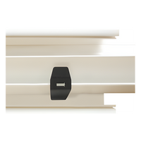 TEK-100-CLIP - Clip sujetador para canaleta / Polietileno de baja densidad / Rango térmico -60°C a +90°C / Capacidad 40% EIA/TIA-569-A