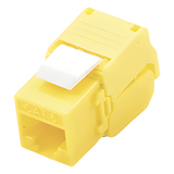 LP-KJ-610-TTYE - Módulo Jack Keystone / Cat6 / Toolless / Terminación 180° / UTP / Amarillo