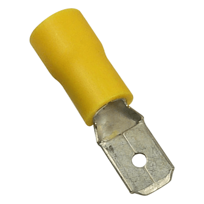 AE55121 - Terminal Macho Aislada / 12-10 AWG / Amarillo / 25 piezas / 0.95x0.51x0.24 in