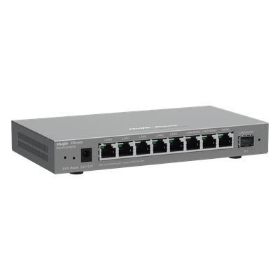 RG-EG209GS - Router Balanceador / 4 Servicios WAN / SD-WAN 80 Mbps / 600 Mbps Rendimiento / 200 Clientes / 16 VLAN / Montaje Rack