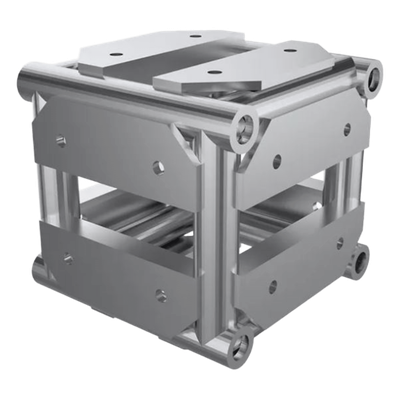 EPYT30CDDTT - Cubo de Conexión para Truss / 6 Vías de Conexión / Aluminio de Alta Resistencia / 30 x 30 x 30 cm (11.8 x 11.8 x 11.8 in)