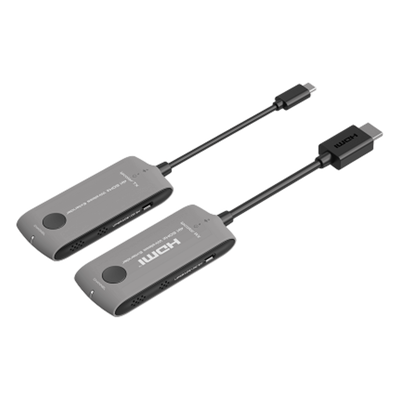 TT488TYPECV2.0 - Extensor HDMI Inalámbrico / 4K@60Hz / Type-C / Wi-Fi 6 / 5 GHz / 20 m (65.6 ft) / HDCP 2.2 / 18 Gbps / 16:1 TX-RX