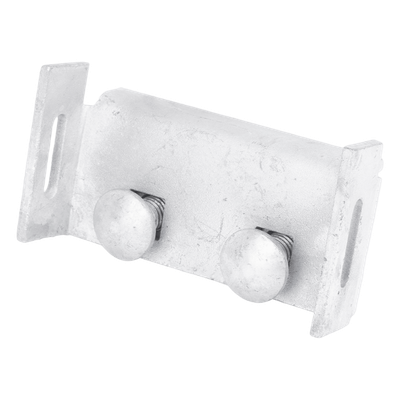 LP-HST - Herraje de Suspensión Tangente / Cable Figura 8 / Poste Concreto o Madera / Acero Galvanizado / Protección UV