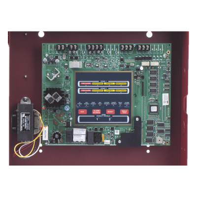 MS-4 - Panel convencional de detección de incendio / 4 zonas IDC / 2 NAC 24 VCC 2.5 A / Compatible i3 / UL, MEA, CSFM / 120 VCA
