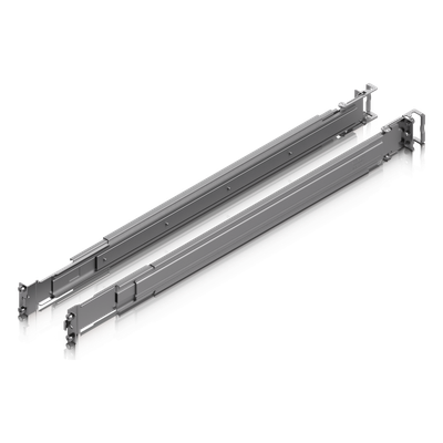 UACC-RACK-RAILS-SLIDE - Rieles Deslizantes para Rack / Ajustables 600-1066 mm (23.6-42 in) / Capacidad 70 kg (154 lb) / Instalación sin Herramientas / Acero SPCC / EIA-310