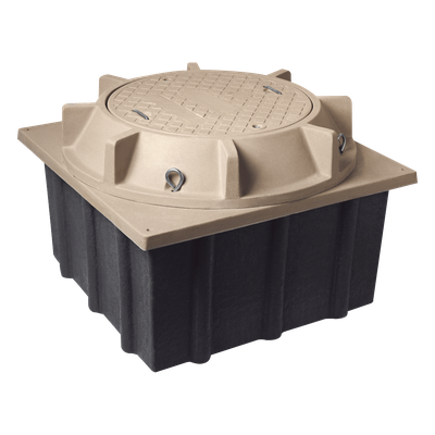 LP-MMH-4X4X2 - Registro Mini Manhole / 1.22 m x 1.22 m x 0.61 m (4 ft x 4 ft x 2 ft) / 20 Toneladas / Uso Vehicular Pesado