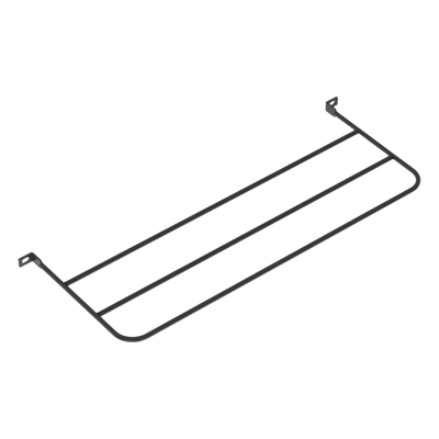 SRB19MDBL - Barra de Alivio de Tensión / Extensión 7 Pulgadas (0.18 m / 0.58 ft) / Rack 19" y 23" / Metal / Negro