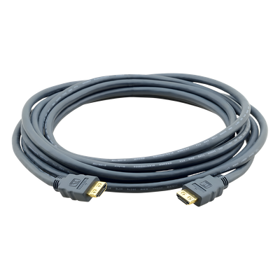 C-HM/HM-3 - Cable HDMI Premium / 4K@60Hz 4:4:4 / 18 Gbps / Conectores K-Lock Oro 24K / Triple Blindaje / 0.90 m (3 pies)