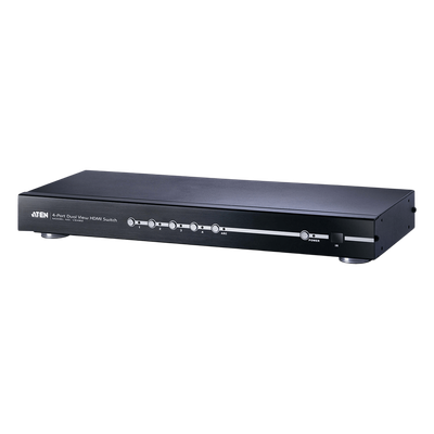 VS482 - Switch HDMI / 4 Entradas / 2 Salidas / 3D y ARC / 15 m (49 ft) / 6.75 Gbps / Montaje en Rack