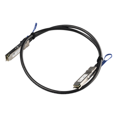 XQ+DA0001 - Mikrotik XQ+DA0001 Cable de fibra óptica e InfiniBand 1 m QSFP+ to QSFP+ / QSFP28 to QSFP28 Negro