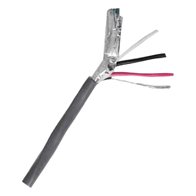 9223 - Cable Multiconductor CMR Shielded / 3C/18 AWG / Blindaje Maylar Aluminizado + Dren / Cubierta PVC Riser Antiflama / 300V / 105°C / UL 444 y UL 1666 / Control de Acceso y Comunicaciones