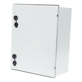 PST-4050-20P - Gabinete de Poliéster IP65 / 400 x 500 x 200 mm / Carga 30 kg / Placa Trasera Incluida / Cerradura con Llave