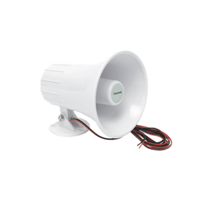 HS-5A - Altavoz marino / 15 W RMS / 4 ohms / 5.3 x 5.3 x 5.3 pulgadas / 10 pies de cable / interior y exterior