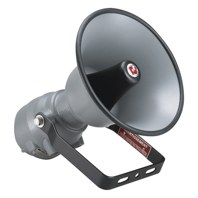 300X-120240 - Altavoz amplificado 300X SelecTone® de 15 W a prueba de explosiones. 120 VCA Color Gris