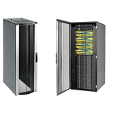 PNC20811B - Gabinete Rack / 42 UR / 2000 x 800 x 1100 mm (78.7 x 31.5 x 43.3 ft) / Capacidad 1134 kg (2500 lb) / NEMA 12 / Con Organizadores de Cables