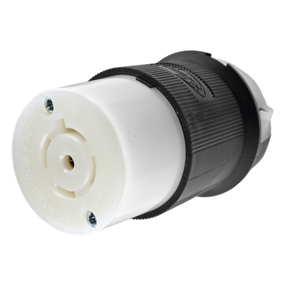 HUB-HBL-2513 - Conector Industrial con Bloqueo de Media Vuelta / 20 A / 120/208 V CA / 4 Polos 5 Hilos / NEMA L21-20R / 3.86 in (98.04 mm) Alto