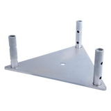 SBZ-45G - Base Triangular para Torre / Acero 1/4' / Niple 3/4' Galvanizado / Inmersión en Caliente / 6.4 kg / Compatible STZ45G